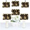 Big Dot of Happiness 2026 Gold Graduation Decorations - DIY Party Essentials - Set of 20